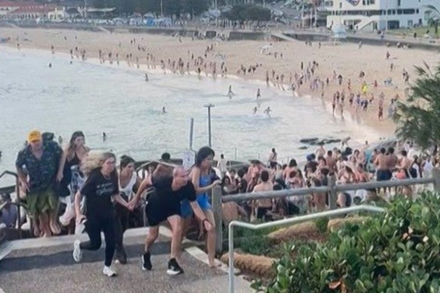 Suspeitos de atentado terrorista na Austrália são pai e filho, diz polícia. Ataque a celebração em praia de Sydney deixou 15 vítimas. Polícia afirma que um dos suspeitos tinha licença para seis armas, que foram recuperadas.