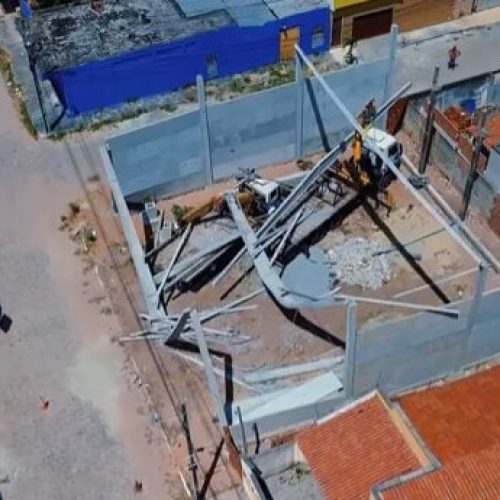 Desabamento de estrutura deixa duas pessoas mortas e uma ferida na Grande Natal
